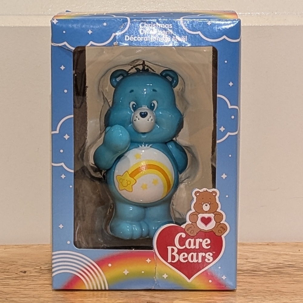 3/$30 BNIB Kurt S Adler Care Bears Wish Bear Christmas Tree Ornament